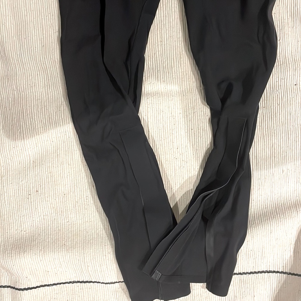 Wardrobe.nyc black zip leggings